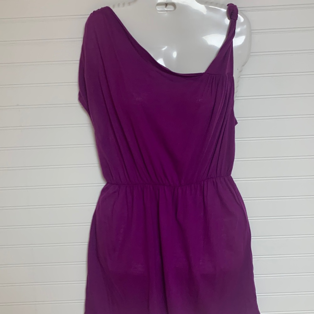 Free People Purple Off the Shoulder Knot Top - Small - new condition